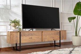 Mobile TV di colore naturale con effetto pino 180x50x29,5 cm Serenity – Kalune Design