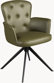 Sedia da pranzo girevole in similpelle Viridian