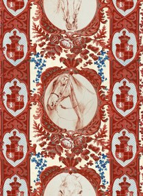 Mindthegap Carta da parati The Competition Panel - red