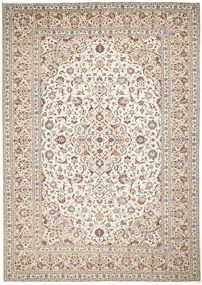 Kashan Tappeto 250 x 350 Beige (Iran) Annodato A Mano