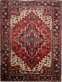 Heriz Tappeto 230 x 300 Rosso (Iran) Annodato A Mano