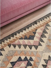 Passatoia grigia in iuta tessuta a mano 80x200 cm Roya Parsa – Elle Decoration