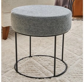 Pouf JAVI Ø 40 cm, grigio