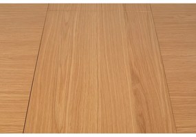 Tavolo da pranzo rotondo con piano effetto rovere allungabile con estensione ø 120 cm Twist – Zuiver