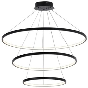 Lampadario LED a sospensione con filo LEA LED/60W/230V 4000K diametro 80 cm nero