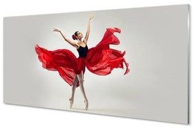Quadro vetro Ballerina donna 100x50 cm