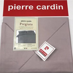 Completo Lenzuola Matrimoniale Pierre Cardin in Percalle di Puro Cotone Pregiata