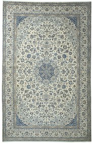 Nain Tappeto 550x350 Beige (Iran) Annodato A Mano
