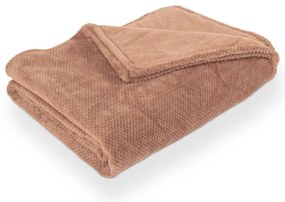 Coperta marrone in micropile 150x200 cm Pippa – Tiseco Home Studio
