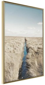 Poster  Drainage Ditch  Cornice Quadri Cornice d'oro, Larghezza x Altezza Home decor 20x30