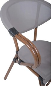 Sedia da esterno beige in metallo Toskana – Garden Pleasure