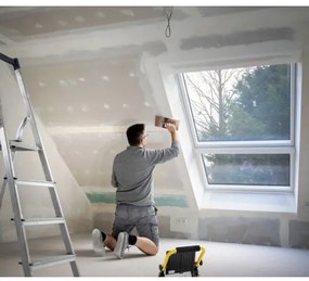 Riflettore LED portatile TIGRA LED/100W/4000K IP54 nero/giallo