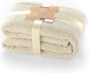 Coperta in microfibra beige, 220 x 240 cm Henry - DecoKing