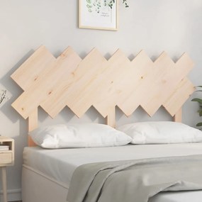 Testiera Per Letto 141x3x80,5 Cm İn Legno Massello Di Pino /