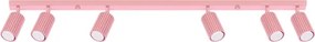 Brilagi - Plafoniera a 6 faretti CRESTO 6xGU10/10W/230V rosa
