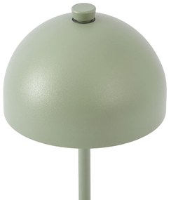 Lampada da tavolo verde con LED IP54 ricaricabile con stazione di ricarica - Squirrel