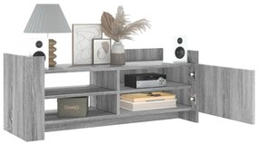 Mobile tv grigio sonoma 100x35x40 cm in legno multistrato