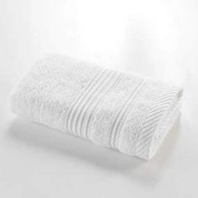 Asciugamano tipo terry bianco in cotone 30x50 cm Tendresse – douceur d'intérieur