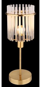 Globo 15698TM - Lampada da tavolo GORLEY 1xE14/40W/230V diametro 15 cm oro