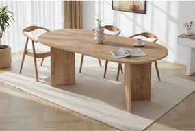 Tavolo da pranzo con effetto rovere 90x200 cm Sabella – Kalune Design