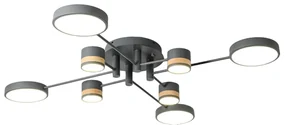 LAMPADA DA SOFFITTO GREY GRIGIA APP528-8C