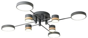 LAMPADA DA SOFFITTO GREY GRIGIA APP528-8C