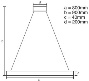 Brilagi - Lampadario a sospensione con filo LED dimmerabile CIRCLE LED/55W/230V 3000-6500K oro + +TC