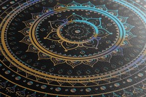Stampa su tela – Mandala con motivo solare