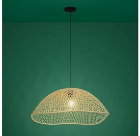 Eglo 390236 - Lampadario a sospensione con filo SAMBUCONA 1xE27/40W/230V diametro 72 cm bambù