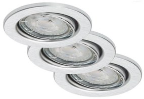 Briloner 7149-039-SET 3xLED luce da bagno dimmerabile 1xGU10/5W/230V IP23