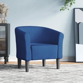 Poltrona Cabriolet Blu İn Tessuto /