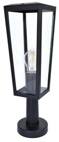 Lampione da giardino, Pine H 46.6 cm, nero, IP44 LUTEC