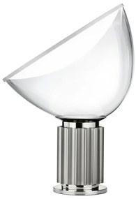 Flos - Taccia LED (Glas) Lampada da Tavolo Silver Flos