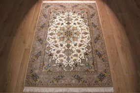 Isfahan Tappeto 120 x 170 (Iran) Annodato A Mano