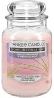 Pink Island Sunset, candela in giara grande Yankee Candle