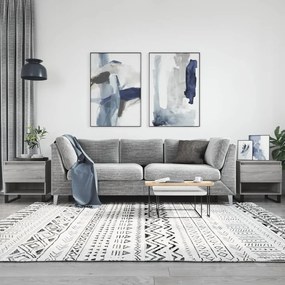 Tavolini Salotto 2pz Grigio Sonoma 50x46x50cm Legno Multistrato /