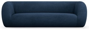 Divano in tessuto bouclé blu 230 cm Essen - Cosmopolitan Design