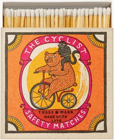 Scatola di fiammiferi di design The Cyclist