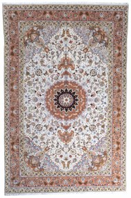 Tabriz Tappeto persiano 200x310 Beige (Iran) Annodato A Mano