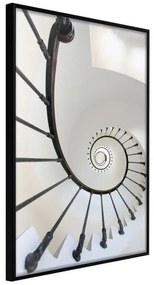 Poster  Twisted Steps  Cornice Quadri Cornice nera, Larghezza x Altezza Home decor 20x30