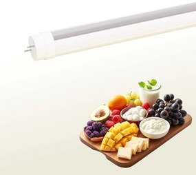 Tubo LED T8 120cm 20W banchi Caseari, Frutta, Verdura e Formaggi Colore  Bianco Naturale 4.000K