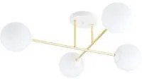 Lampada a Soffitto Magnum, Oro, Acciaio, 55x26x75 cm, EPIKASA