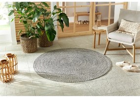 Tappeto rotondo per esterni grigio/beige ø 200 cm - NORTHRUGS