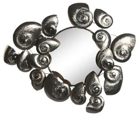 Specchio da parete Home ESPRIT Argentato Metallo 95 x 10 x 80 cm