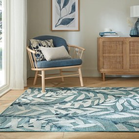 Tappeto blu per esterni 200x290 cm Willow - Flair Rugs