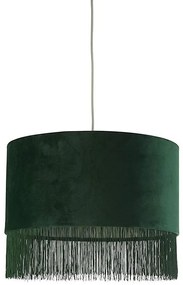 Searchlight 700742CW - Lampadario su fune PENDA 1xE27/10W/230V verde