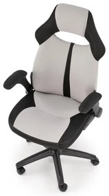 Sedia da ufficio BOB nera/grigia