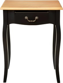 Comodino nero con cassetto Chrysa