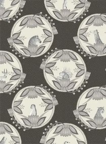 Tapete Ardmore Cameos von Cole & Son - Black/ White