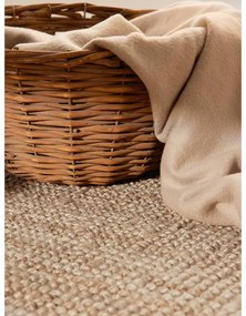 Tappeto rotondo di colore naturale in iuta ø 200 cm Bouclé Jaipur – Hanse Home